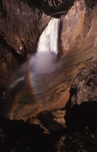 Lower Falls with a rainbow Picture