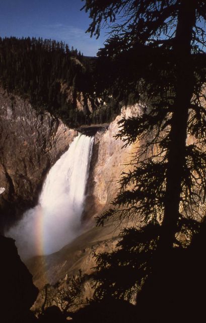 Lower Falls with a rainbow Picture