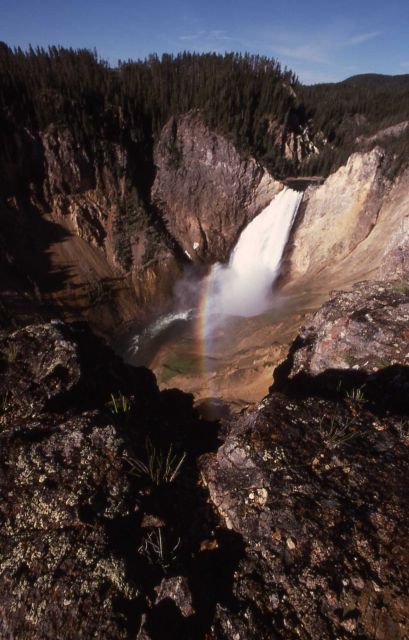 Lower Falls with a rainbow Picture