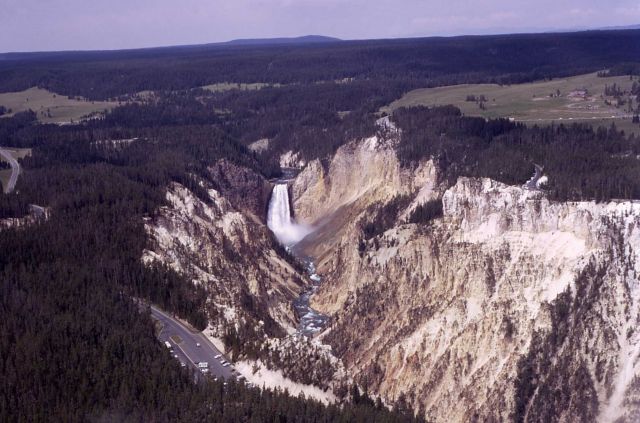 Aerial view of the Lower Falls Picture