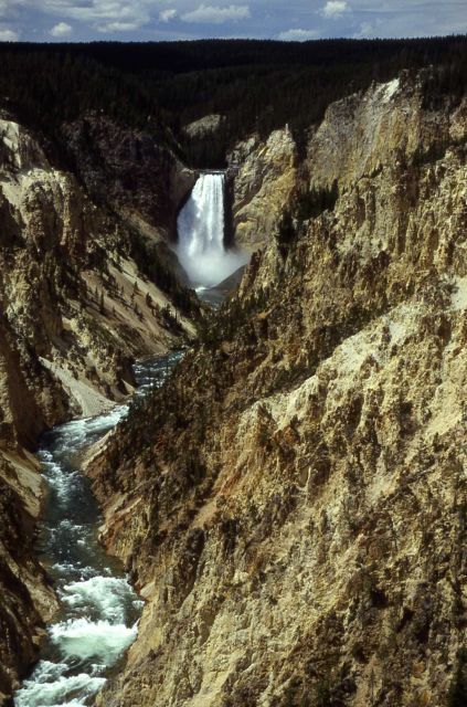 Lower Falls with canyon & river Picture