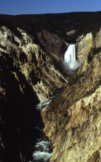 Lower Falls with canyon & river Picture