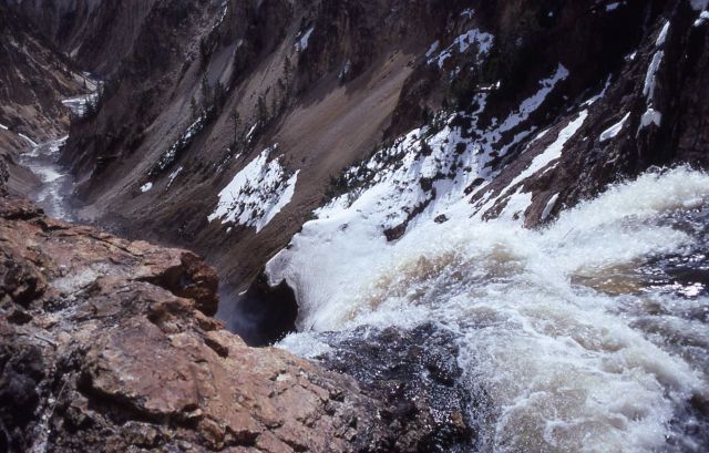 Brink of the Lower Falls Picture
