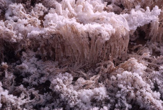 Frost columns as seen from the ground Picture