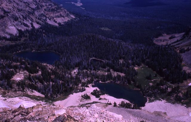 Trilobite Lake as seen from Mt Holmes Picture