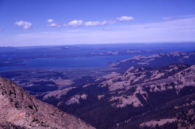 Yellowstone Lake as seen from Colter Peak Picture