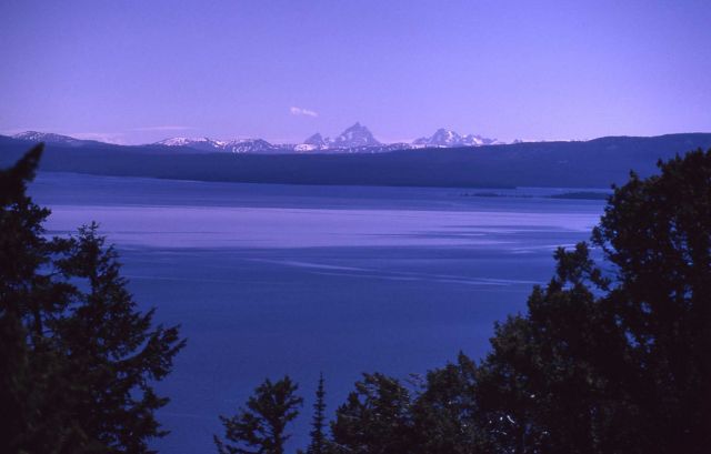Yellowstone Lake as seen from Lake Butte Picture