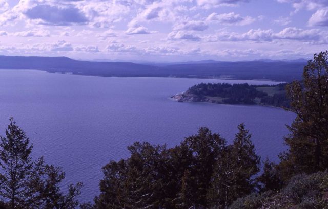 Yellowstone Lake as seen from Steamboat Point Picture