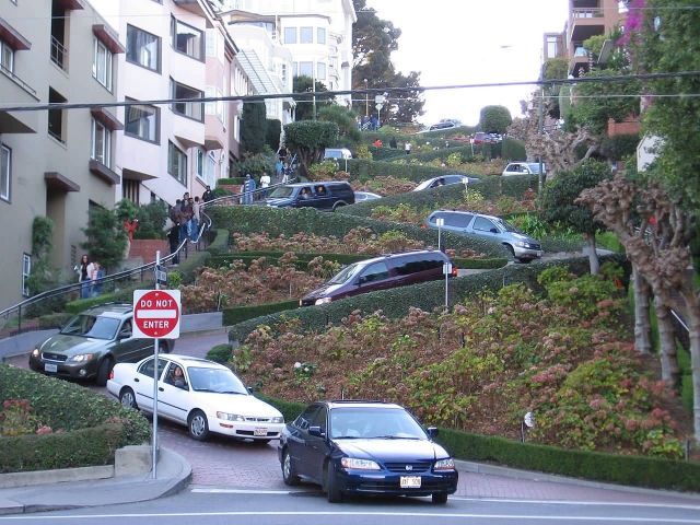 Lombard street - California Picture