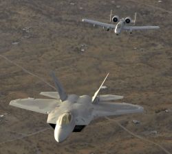 F-22A Raptor - Heritage flight Image