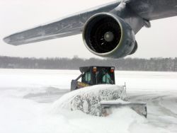 C-5 Galaxy - Snowy night Image