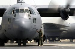 C-130 Hercules - Props turning Image