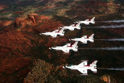 Thunderbirds - Six show birds Photo