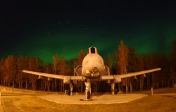 A-10 Thunderbolt ll - Lights in the sky Image