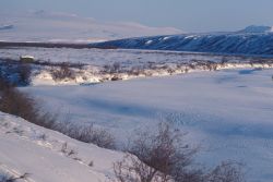 Noatak River Winter Scene Image