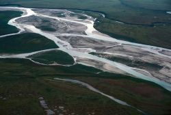 Noatak River Middle Section - Aerial View Image