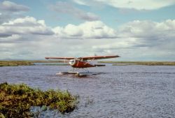 Float Plane on Lake Image