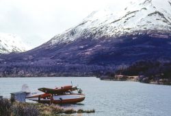 Airplane on Karluk Lake Image