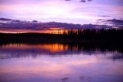 Nowitna River Sunset Image