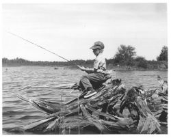 Boy Fishing Image