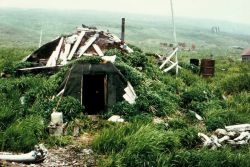 Yukon Delta Sod House Remains Image