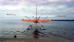 WOE158 Waterfowl Survey Plane on water Image