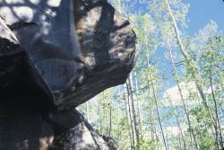 Pictograph on Rock Formation Image