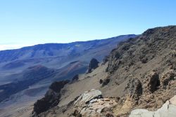 Moonscape scenery in Haleakala Crater in Haleakala National Park. Image