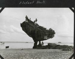 Elephant Rock, an erosional remnant. Image