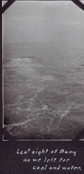 A mooring buoy in San Bernardino Straits when the current was running hard. Image