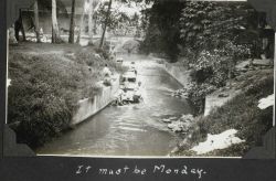 Monday must have been wash day at Zamboanga. Image