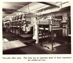 Five color offset press Image