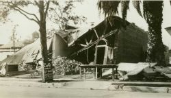 A scene in Long Beach the morning after the devastating 1933 earthquake. Image