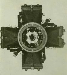 Five-lens photogrammetric camera used for aerial photography and mapping in the 1920's and 1930's. Image