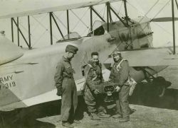 Army aerial photography unit with three-lens camera Image