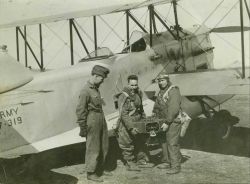 Army aerial photography unit with three-lens camera Image