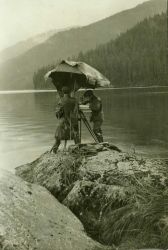 A plane-table party working in Alaska Image