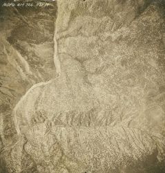 Aerial photograph of the Salmon River area showing the rugged nature of the country. Image