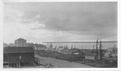 A view of upper Cook Inlet from Anchorage. Image