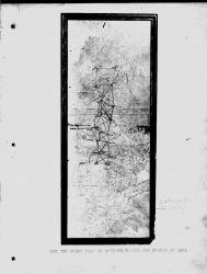 A triangulation diagram of the area covered during the field season of 1923. Image