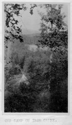 The camp on Iron Creek. Image