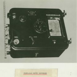 Portable depth recorder used with 808 Fathometer system. Image