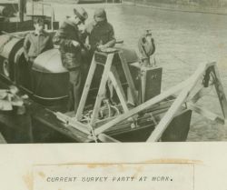 Current survey party at work. Image