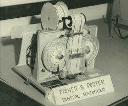 Fisher and Porter Automatic Digitally Recording water level gauge. Image