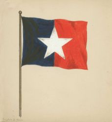 Suggested C&GS flag design prior to selection of official flag. Image