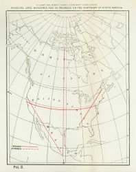 Principal arcs measured and in progress on the North American continent during the tenure Henry Pritchett as Superintendent of the Coast and Geodetic  Image