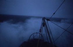 A stormy day on the Bering Sea. Image