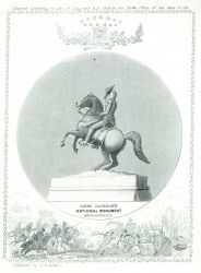 Andrew Jackson monument as engraved by Albert Boschke. Image