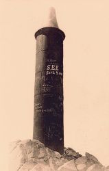 The Coast and Geodetic Survey signal placed on the top of Mount Shasta in 1879 Image