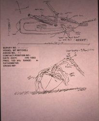 After dive, obstruction identified as sunken sailing vessel with name 